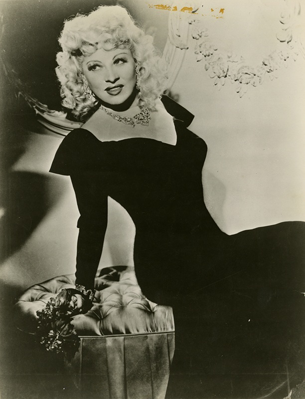 Mae West, black dress – The American Vaudeville Archive — Special ...